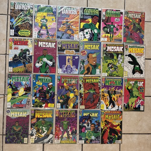 Green lantern mosaic 18 - mosaic, 1-18